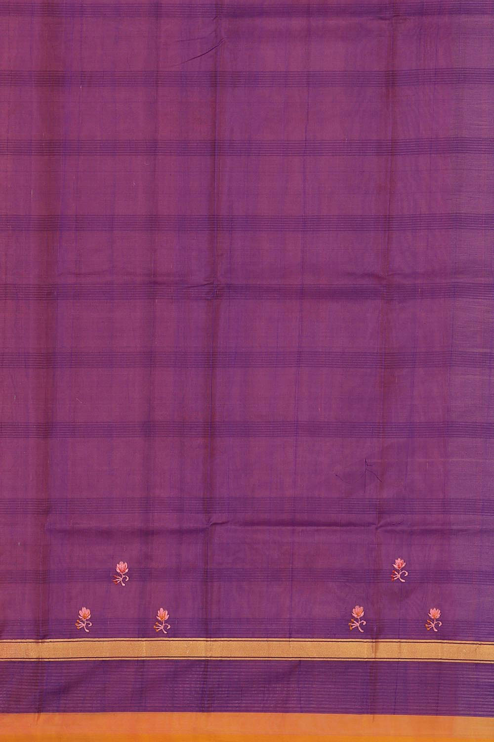 Image of Printed Pink Silk Saree